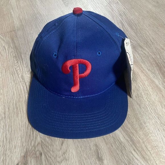 Outdoor Cap Other - Vintage Outdoor Cap Philadelphia Phillies Snapback Hat NEW MLB Blue Red Small